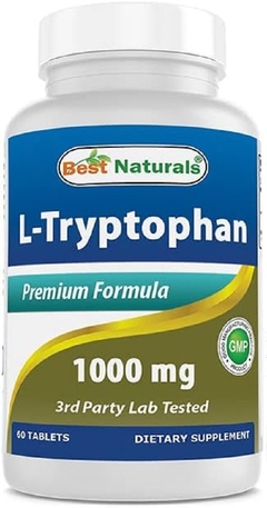 L-Triptófano 1000mg - 60 Capsulas - BestNaturals
