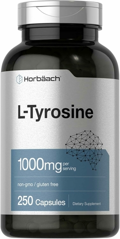 L-tirosina 1000mg X 250 Capsulas - Horbaach