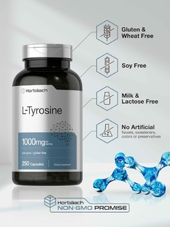 L-tirosina 1000mg X 250 Capsulas - Horbaach en internet