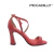 SANDALIA TIRA CRUZADA Y TALON ROJO (727055) - ModalShop