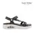 SANDALIA TELA CON CAPSULA NEGRO (CAREY) - ModalShop