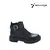 BOTA CORTA HEBILLA CINTA CON TACHAS NEGRO (DACA25) - ModalShop