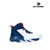 BOTA BASQUET ACORDONADA BLANCO CON AZUL (DEVIN)