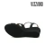 SANDALIA TACO CHINO Y PULSERA NEGRO (650113032253) - ModalShop