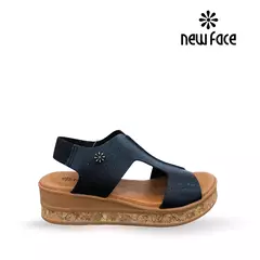 Sandalias New Face Base Corcho Negro