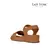 SANDALIA 2 HEBILLAS CAMEL (LINA) - comprar online