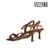 SANDALIA FAJA TACO FINO CHOCOLATE (653611329711) - ModalShop