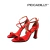 SANDALIA TIRA CRUZADA Y TALON ROJO (727055) - comprar online