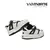 CASUAL CON PLATAFORMA ACORDONADA NEGRO CON BLANCO (304001) - ModalShop