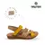 SANDALIA 1 VELCRO NUEZ CON AMBAR (39510) - comprar online