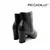 BOTA TACO CUADRADO CON APLIQUE NEGRO (130250) - comprar online