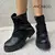 BOTA CORTA POLAINA NEGRO (FATIMA) - ModalShop