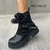 BOTA CORTA POLAINA NEGRO (FATIMA) en internet