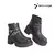 BOTA CON TIRAS Y HEBILLA NEGRO (MOIA523) - comprar online