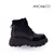 BOTA CORTA ACORDONADA NEGRO (JANA) - comprar online