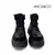 BOTA CORTA ACORDONADA NEGRO (JANA) - ModalShop