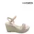 SANDALIA VIA MARTE TACO CHINO NUDE - comprar online
