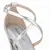 SANDALIA TIRA CRUZADA Y TALON PLATA (727055) - ModalShop