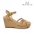 Sandalias Michels Loreta Taco Chino Natural - comprar online
