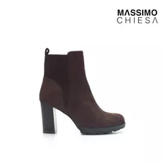 Botas Massimo Chiesa Munich Media Caña Taco Alto Chocolate