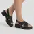 Sandalias Piccadilly Gabriela Faja Cruzada Negro - comprar online