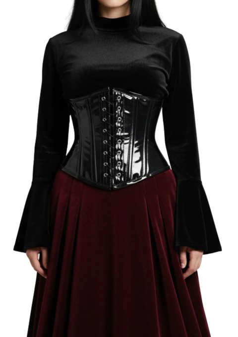 corset waspie em vinil - comprar online