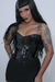 Cropped Overbust Blood - Madame Noora Corsets