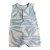 Romper Regata Folhas Azul