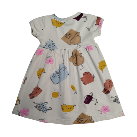 Vestido Infantil Fazendinha