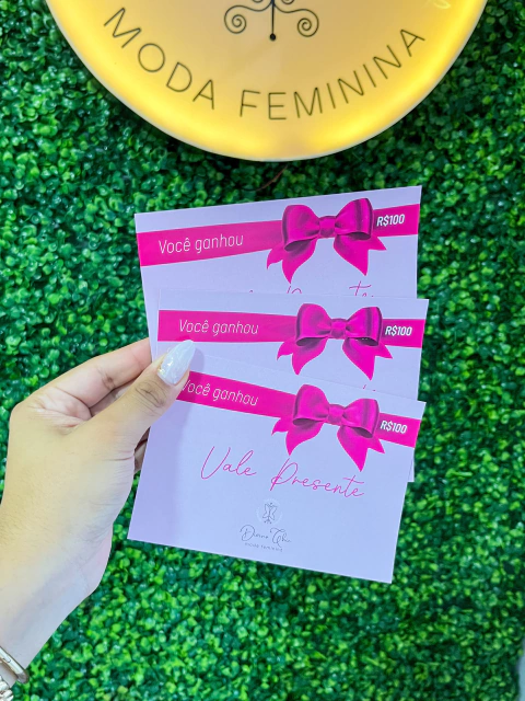 VALE PRESENTE R$100,00