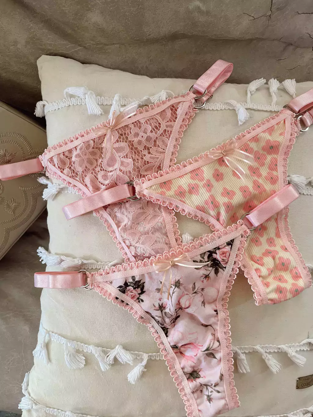 Pack de bombis x3 rosas