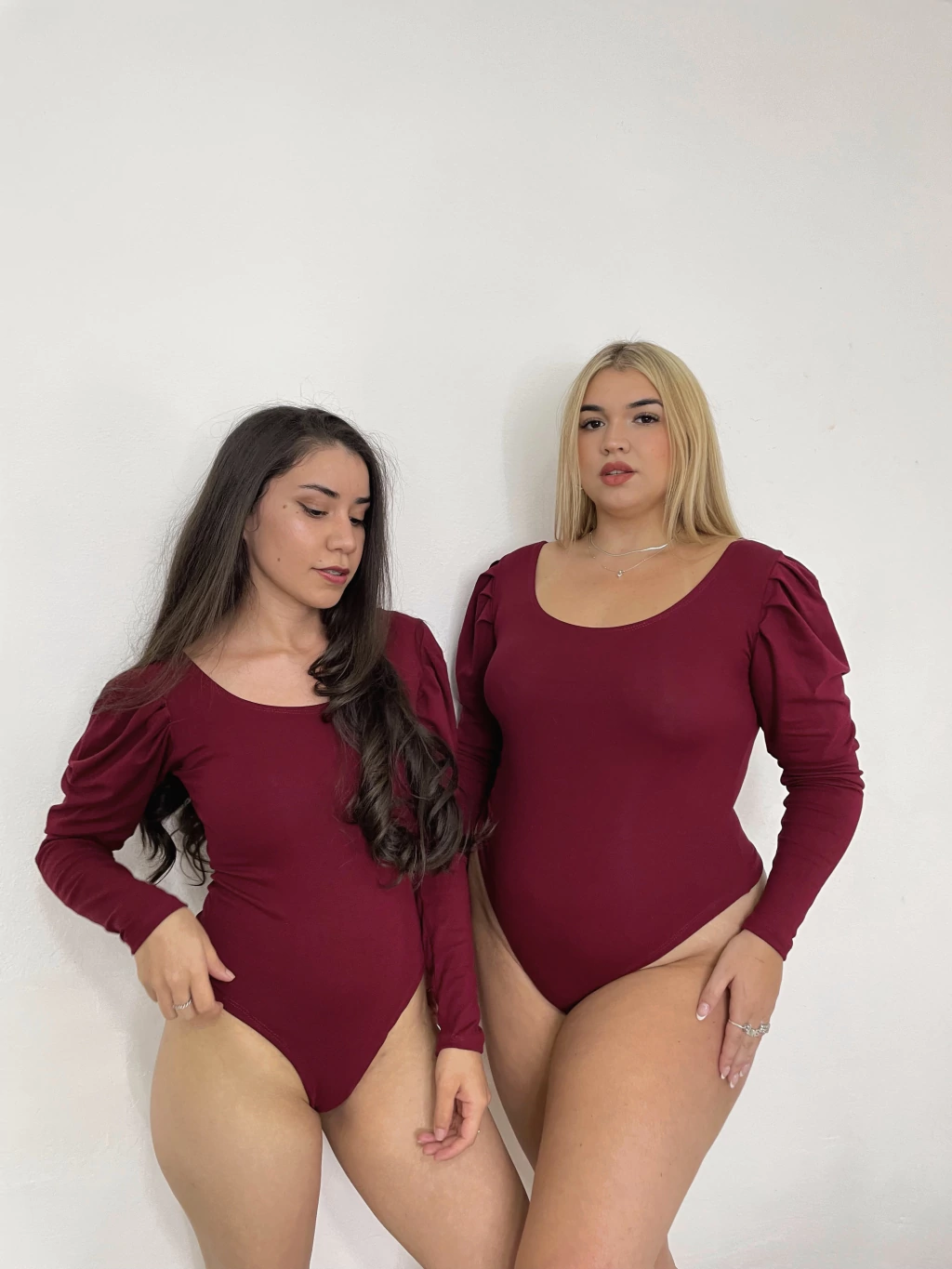 Body Elvira cherry mangas princesa