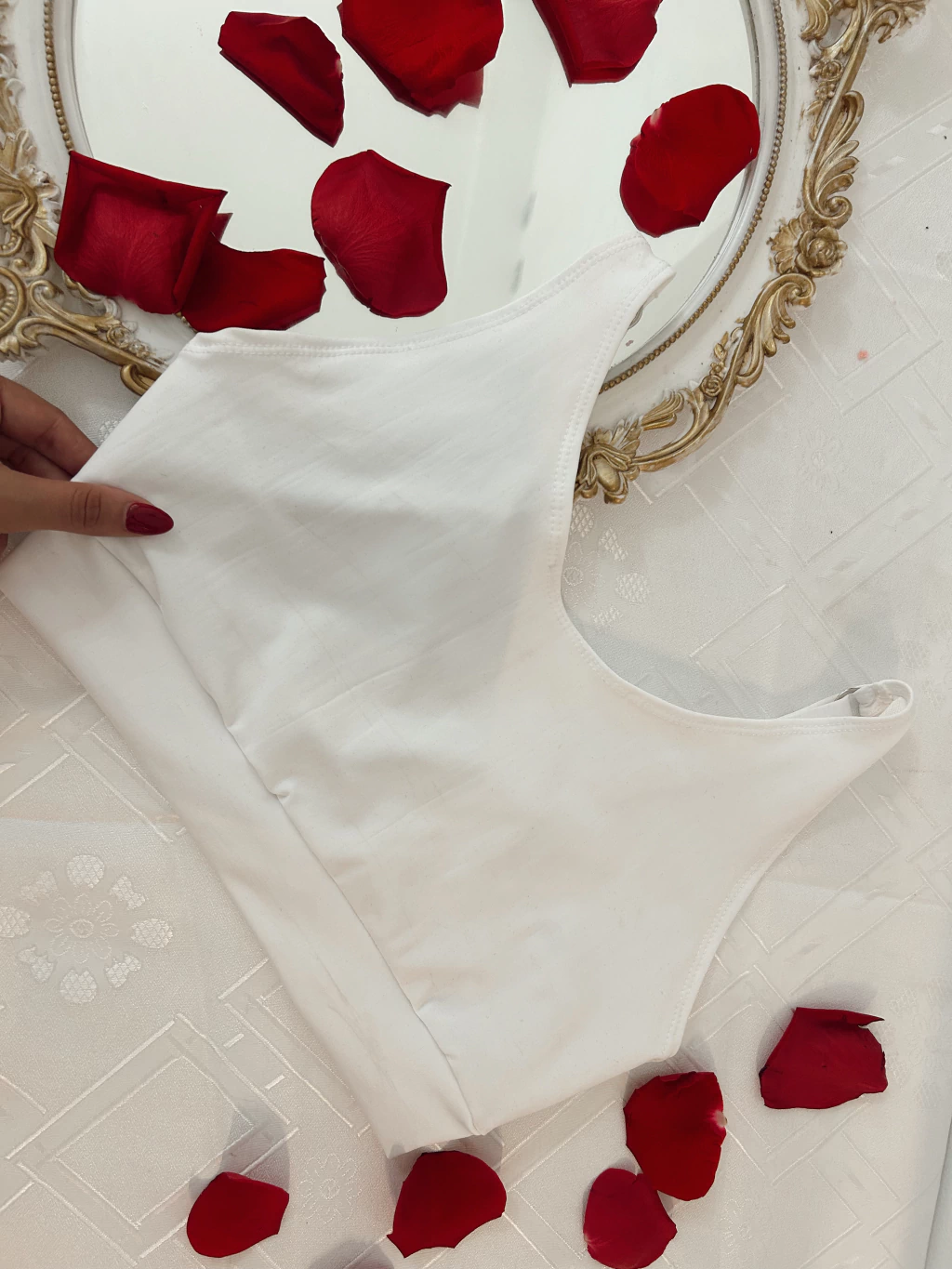 Top bella blanco