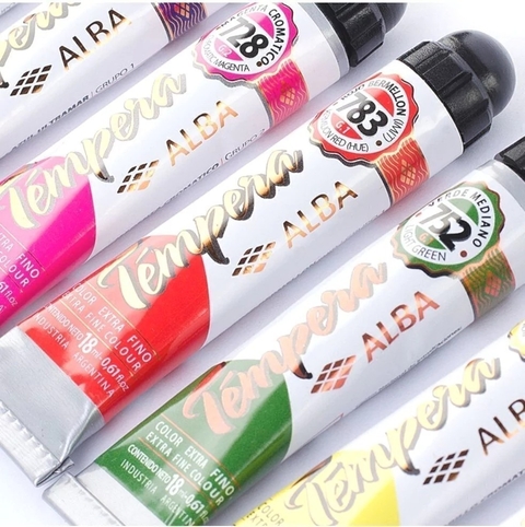 Témpera Alba Profesional Pomo 18 ml
