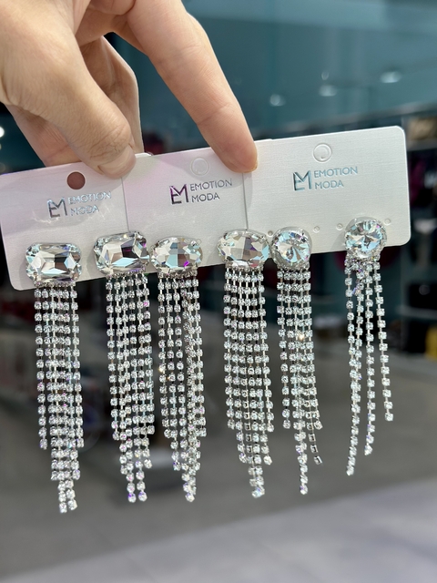 Aro piedra Strass plateado