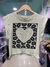 Remera c/ mangas mini corazón