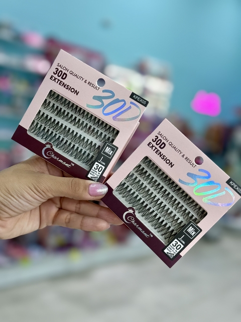 Extensión de pestañas 30D Mix Charmant