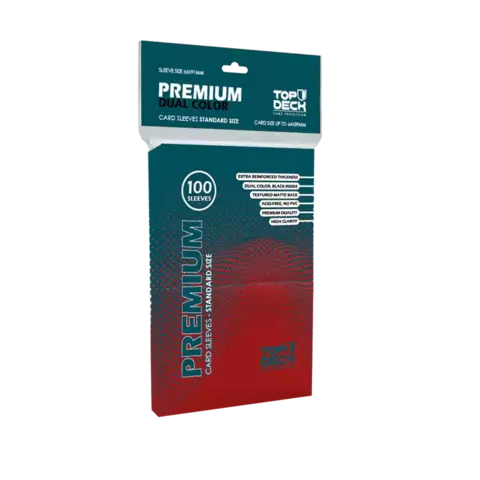 Protectores Premium | TOPDECK Standard 66x91mm color Rojo