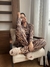 pijama americano longo animal print - smiile sleepwear