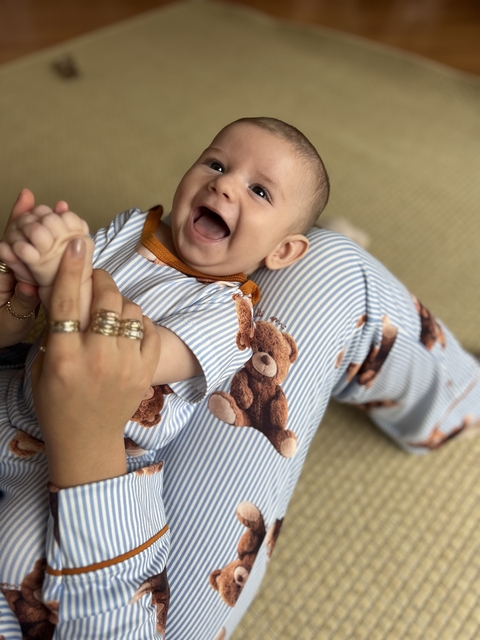 pijama baby curto lola ursos new (unissex)