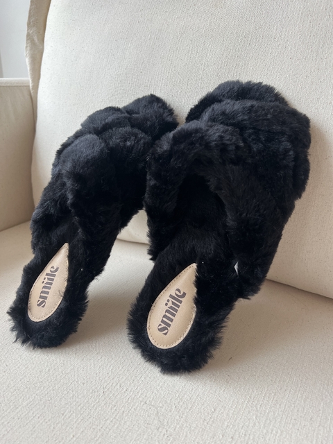 pantufa smiile - preta