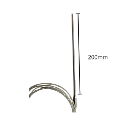Sensor Termopar K haste 3x200 mm Cabo 2 Metro 0 a 800 °C - loja online