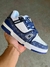 LV Louis vuitton TRAINER - Azul Jeans/Branco - Couro Alto relevo - comprar online