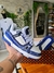 LV Louis vuitton TRAINER - Azul Jeans/Branco - Couro Alto relevo - comprar online