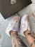 QUEIMA DE ESTOQUE - Nike Air Force - LV Louis Vuitton - Branco/Rosa - comprar online