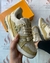 LV Louis vuitton TRAINER - Ouro Dourado - Off white/Caramelo/Marrom/Branco - Couro- Alto relevo - Sabatelly Store  