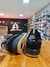 Nike Air Force - Preto latex solado bicolor