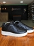 Nike Air Force - Preto couro solado creme - comprar online