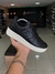 Imagem do Nike Air Force - Preto couro solado creme