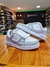 LV Louis vuitton TRAINER - Cinza com Branco - Couro- Alto relevo